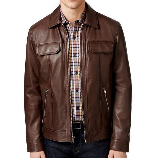 Leather Jacket Men