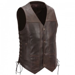 Leather Vest Men