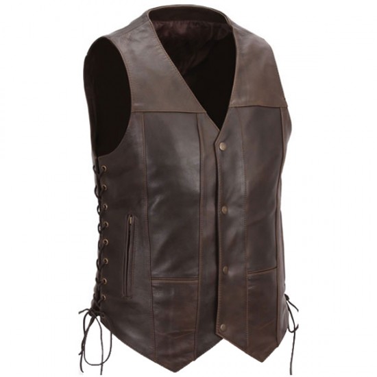 Leather Vest Men