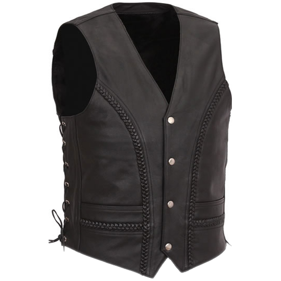 Leather Vest Men