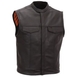 Leather Vest Men