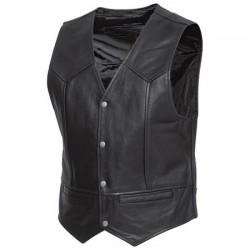 Leather Vest Men