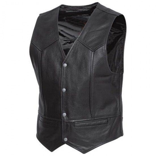 Leather Vest Men