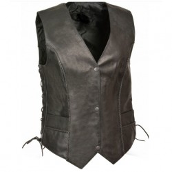 Leather Vest Women