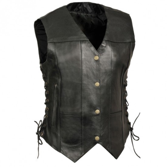 Leather Vest Women