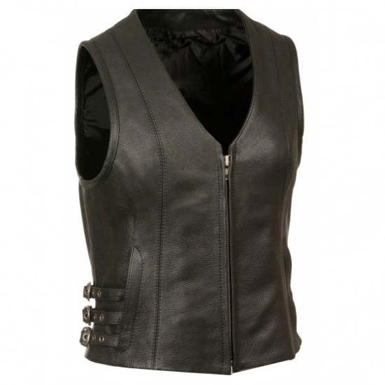 Leather Vest Women