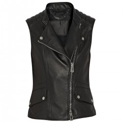 Leather Vest Women