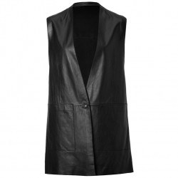 Leather Vest Women