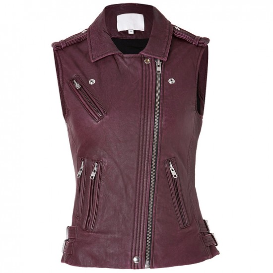 Leather Vest Women