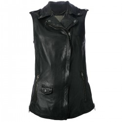 Leather Vest Women